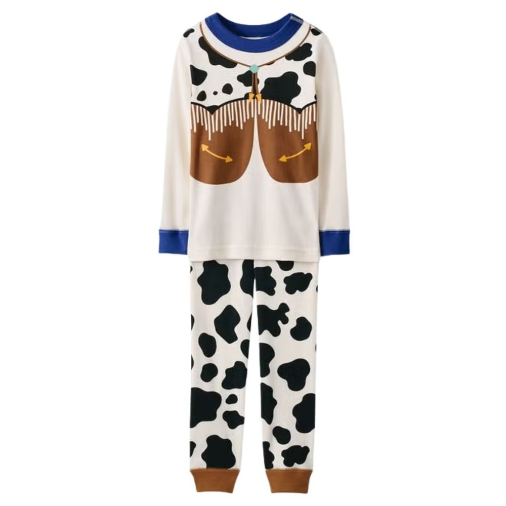 NEW Hanna Andersson 100% Organic Cotton‎ Long John Pajama Set Rancher Sz 5